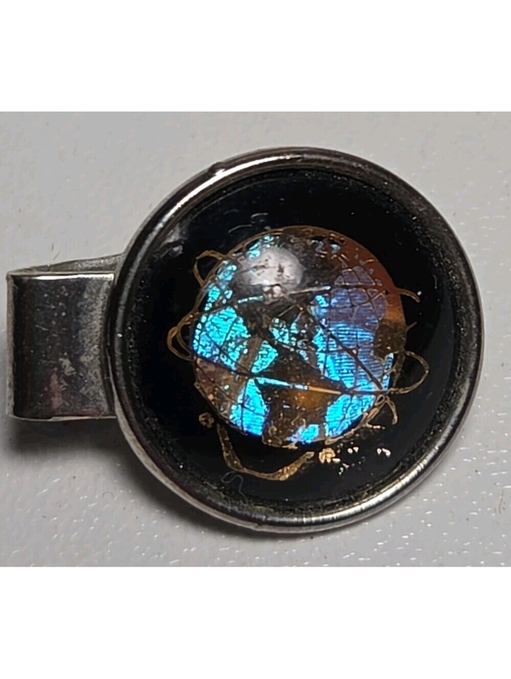 World's Fair Unisphere Butterfly Wing Tie Tack Vintage